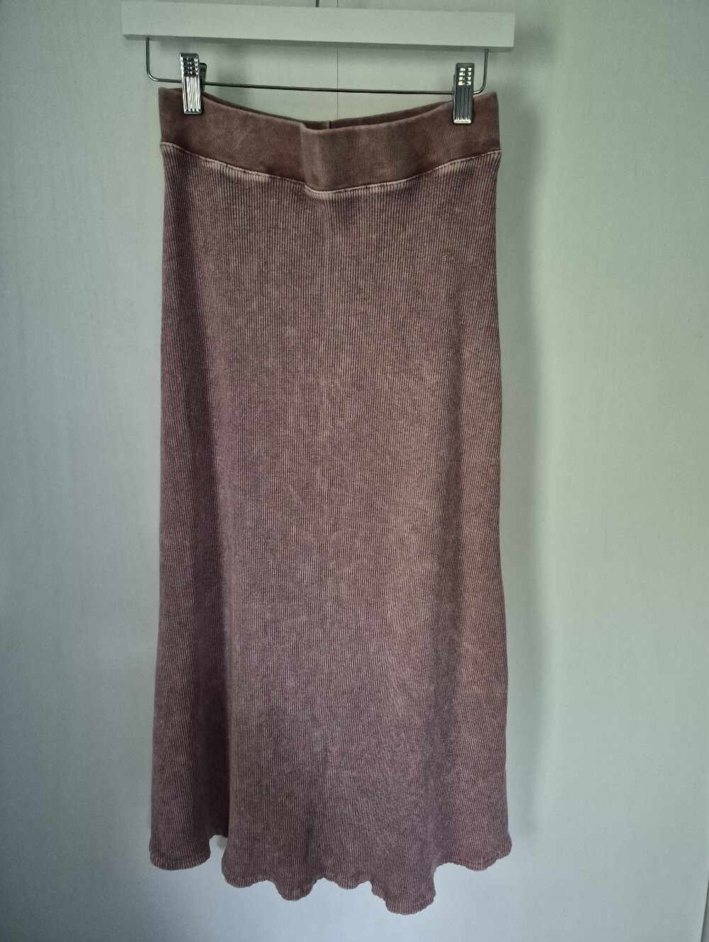 New Hashttag Mineral Dyed Pink Skirt View 4